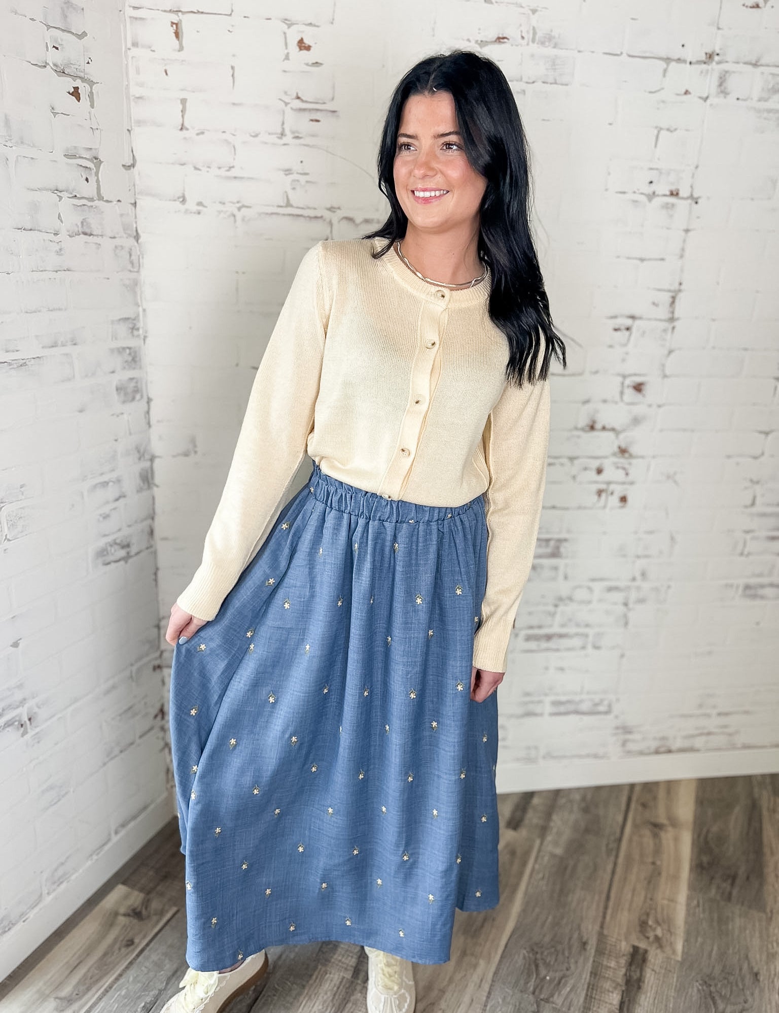 Everyday Soft Knit Button Cardigan