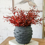 18" Burgundy/Brown Willow Bush