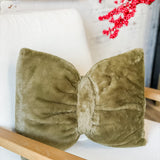24” Holiday Bow Pillow