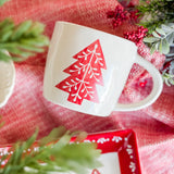 3.5" Mug Red Tree