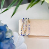 Blue Multi Stretch Bracelet Set