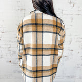 Plaid Shacket Top