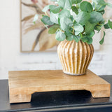 Mango Wood Pedestal Riser