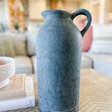 17.75" Charcoal Pitcher Vase