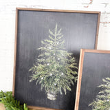 24 x 30" Christmas Tree Black