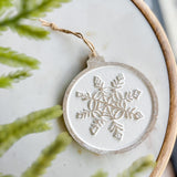 Noella Carved Snowflake Ornament