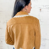 The Golden Hour Lace Trim Jacket