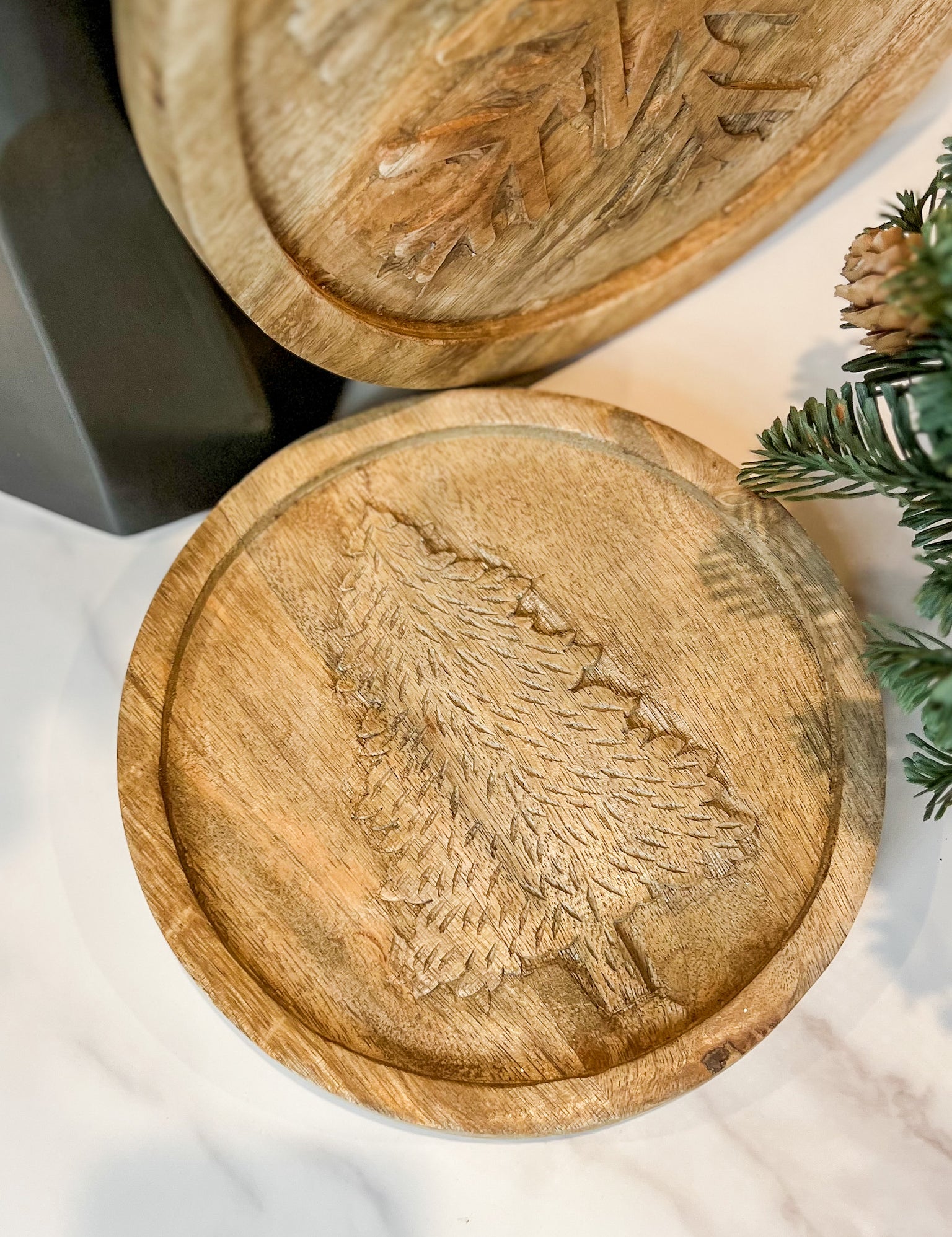 Tree And Snowflake Trivet