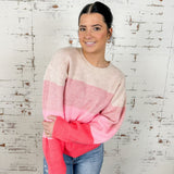 Pink Stripe Sweater