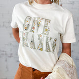 Floral Give Thanks Graphic Tee