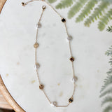 Gold Pearl Necklace