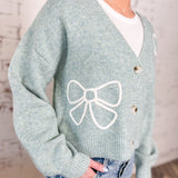 Bow Sweater Cardigan