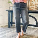 Super High Rise Cropped Wide Leg Jeans