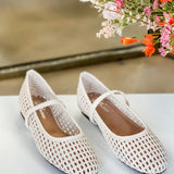 Woven Breeze Mary Jane Flats