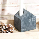 4" Charcoal Candle House