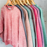 Acid Wash Pullover
