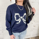 Graphic Bow Sweater