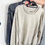 Exposed-seam Sweatshirt