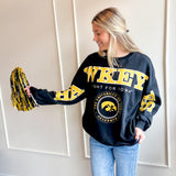 Iowa Philly Split Crewneck Long Sleeve
