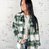 Plaid Shacket Top