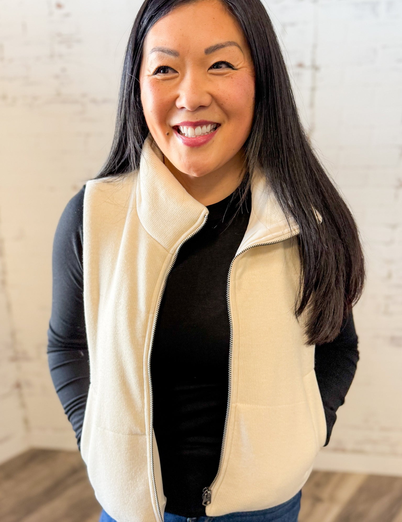 Corduroy Puffer Vest