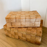 Woven Natural Wood Boxes