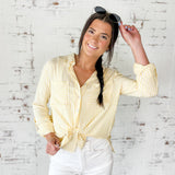 Easy Breezy Striped Button Down
