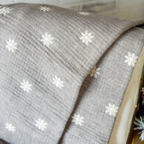Cotton Snowflake Throw | 60x50"