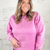 Washed Cozy Crewneck Sweatshirt