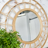 Bamboo Wall Mirror