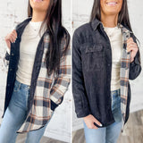 Reversible Plaid Top