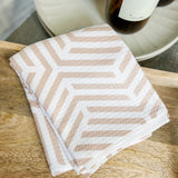 Stacked Cubes Tea Towel