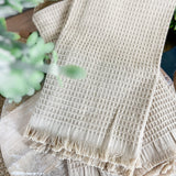 Waffle Fringe Kitchen Towels