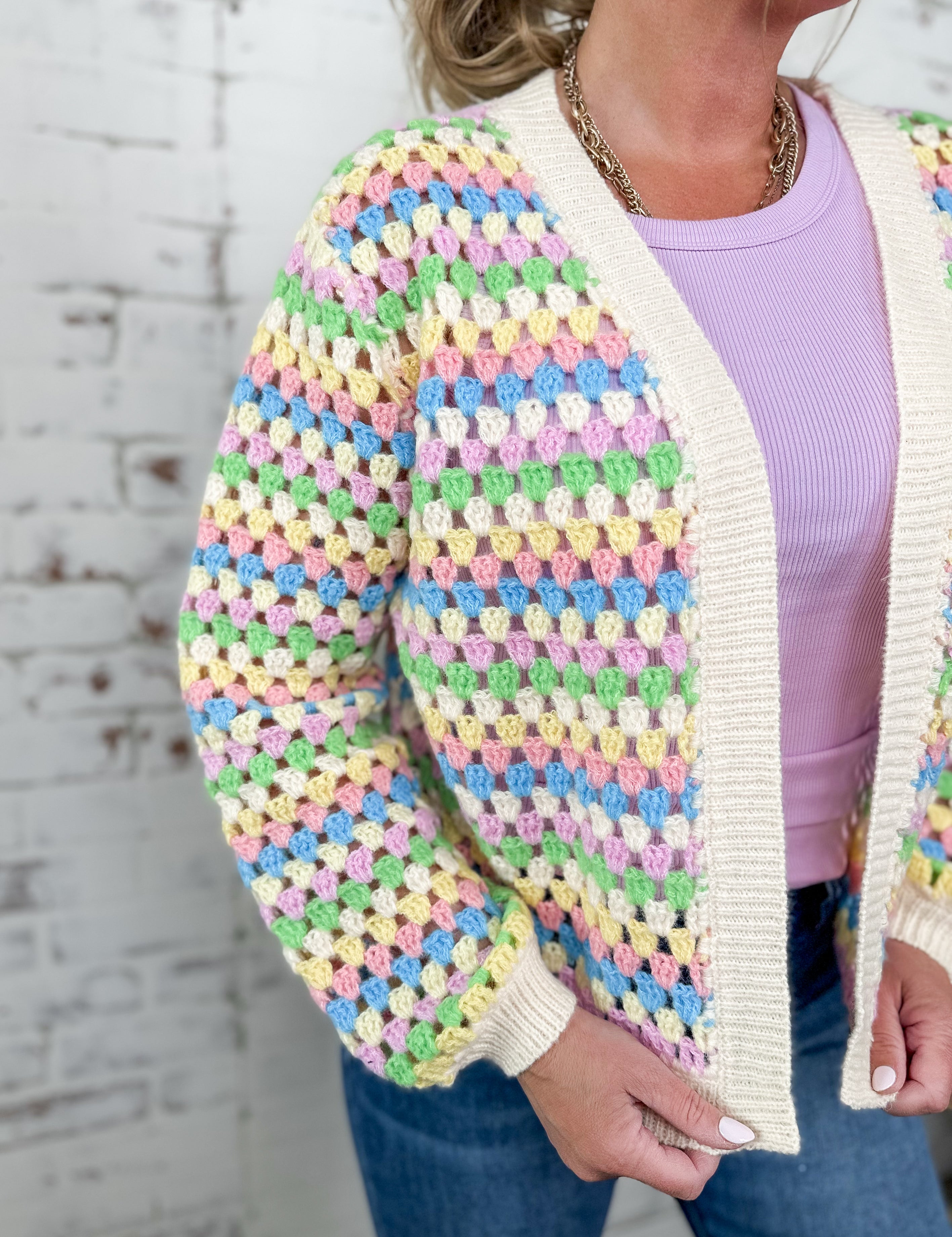 Pastel Knit Cardigan