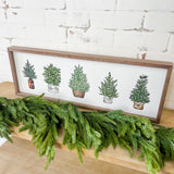 24 x 8" Five Pots Tree Sign