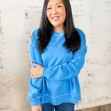 French Terry Enzyme Wash Pullover