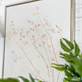 Floral Trace Vintage-Framed Canvas