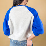 Sweet Sporty Bow Raglan Top
