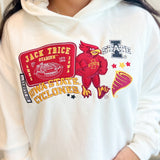 ISU Layer Crop Hoodie
