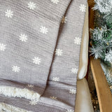 Cotton Snowflake Throw | 60x50"