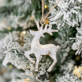 4" Gold Deer Ornament