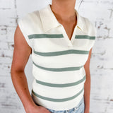 Collared Knit Top