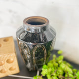 Black Ceramic Vase
