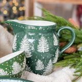 7" Tree Print Pitcher