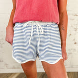 Scalloped Hem Shorts