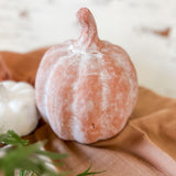 8” Orange Terracotta Pumpkin