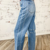 High Rise Barrel Jeans