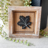 5” Thankful/Leaf Sign