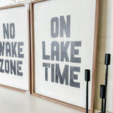 On Lake Time - 10x16