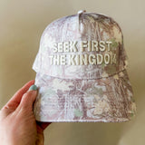 Seek First The Kingdom Camo Hat